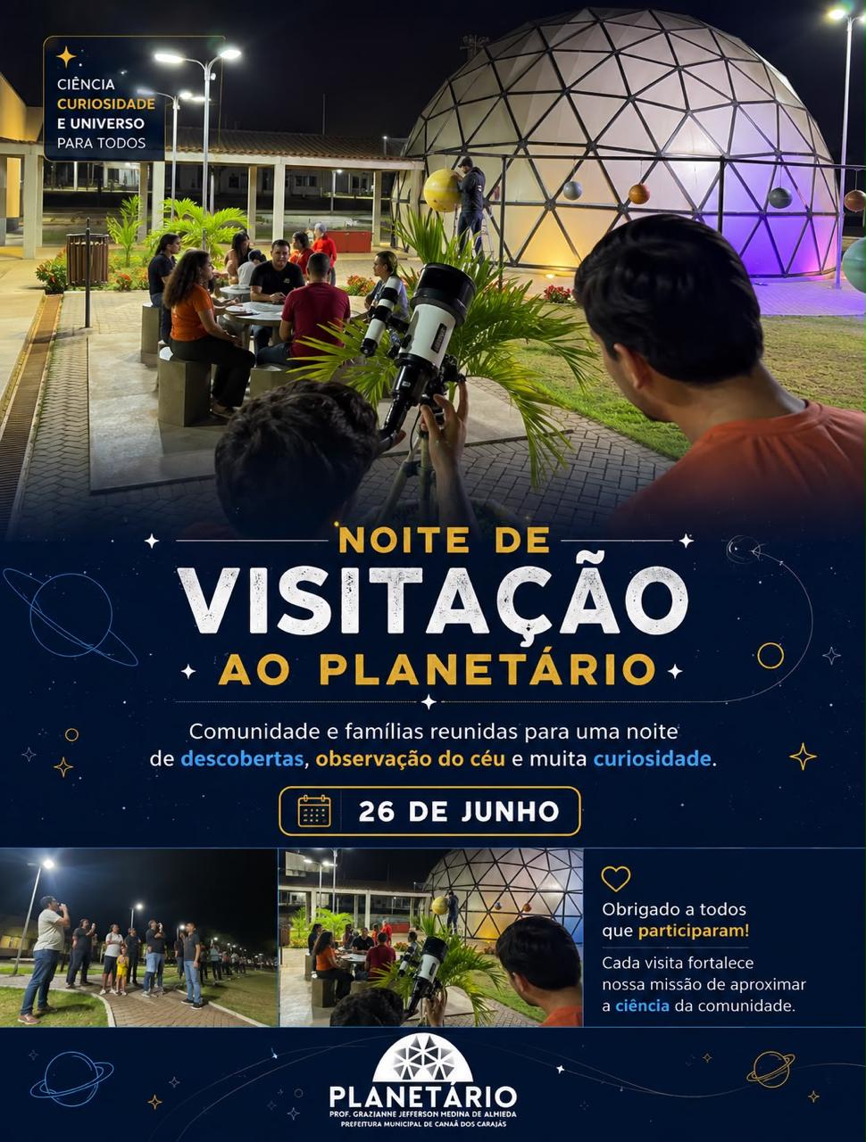 Noite de Observação no Planetário